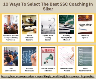 10 Ways To Select The Best SSC Coaching In Sikar