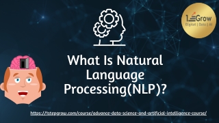 what Is natural language processing