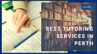 Best Tutoring Services In Perth  Scholastic Excellence