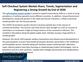 Self-Checkout System Market