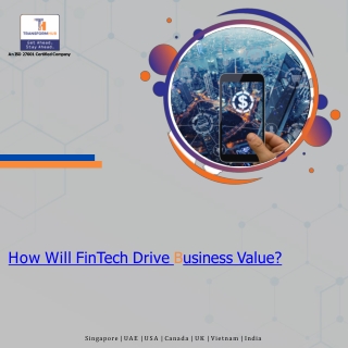 How will FinTech drive business value