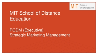 Strategic Marketing Management