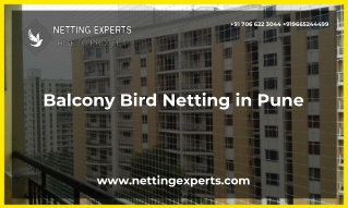 Balcony Bird Netting in Pune