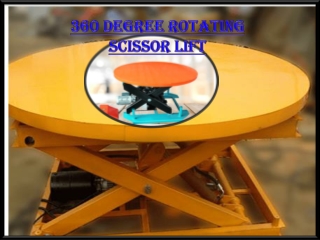 Rotating Scissor Lift,Industrial Lift,Truck Mounted Scissor Lift,Chennai,India