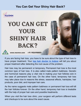 You Can Get Your Shiny Hair Back_.docx