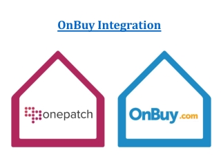 OnBuy Integration | OnBuy Inventory and Order Management Software | OnePatch