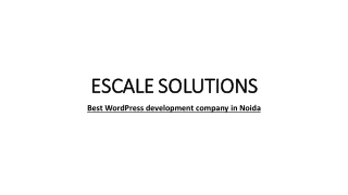 Best WordPress development company in Noida