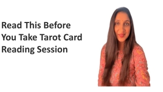 Read This Before You Take Tarot Card Reading Session