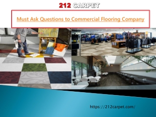 Must Ask Questions to Commercial Flooring Company