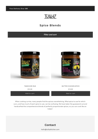 Australia Buy Spice Blends Online | Buy Spice Blends Online In Australia