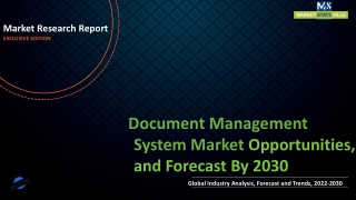 Document Management System Market Revenue Growth and Quantitative Analysis Till