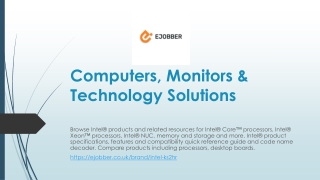 Computers, Monitors & Technology Solutions