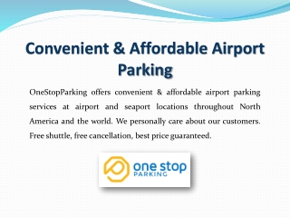 Convenient & Affordable Airport Parking | OneStopParking