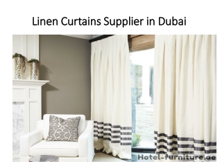 Linen Curtains Supplier in Dubai