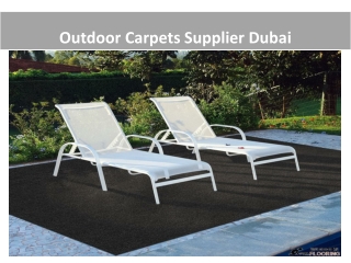 Outdoor Carpets Supplier Dubai