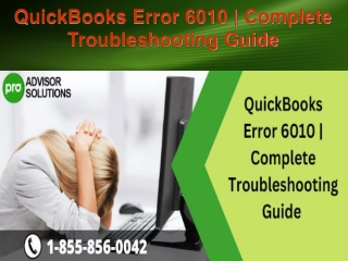 QuickBooks Error 6010 Complete Troubleshooting Guide