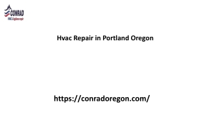 Hvac Repair in Portland Oregon Conradoregon.com...