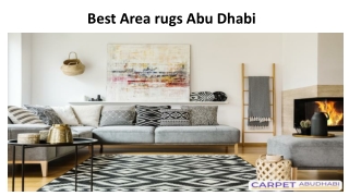 Best Area rugs Abu Dhabi