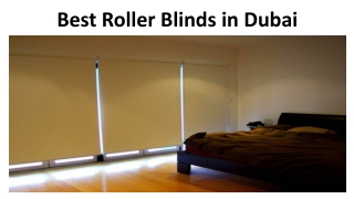 Best Roller Blinds in Dubai