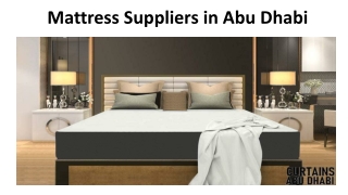 Mattress Suppliers in Abu Dhabi