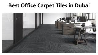 Best Office Carpet Tiles in Dubai