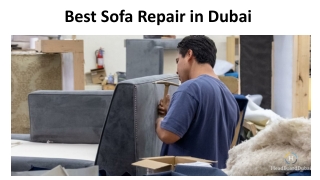 Best Sofa Repair in Dubai