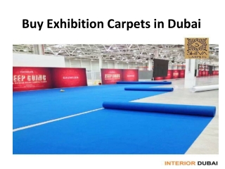 Buy Exhibition Carpets in Dubai