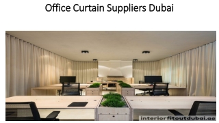 Office Curtain Suppliers Dubai