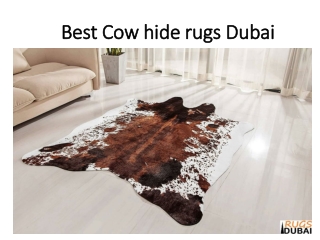 Best Cow hide rugs Dubai