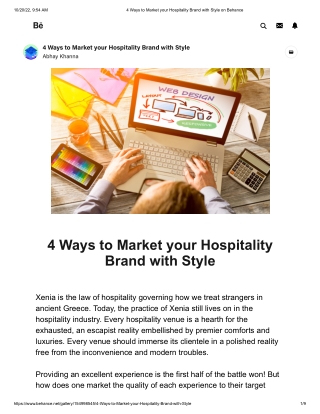 4 Ways to Market your Hospitality Brand with Style