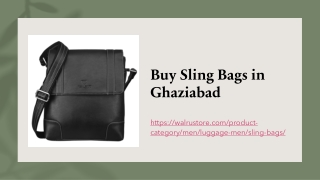 Buy Sling Bags in Ghaziabad