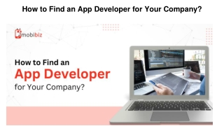 How to Find an App Developer for Your Company