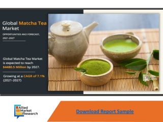 matcha tea market