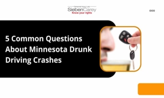 5 Common Questions About Minnesota Drunk Driving Crashes