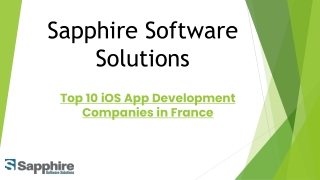 Top 10 iOS App Development Companies in France