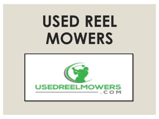 Perfectly fine touch to your used mowers: Greens mower grinding service