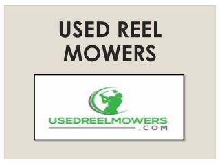 Perfectly fine touch to your used mowers: Greens mower grinding service