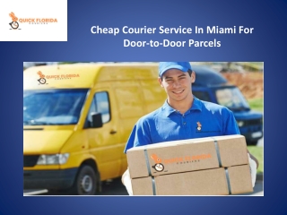 Same Day Courier Service Tampa - Quick Florida Couriers