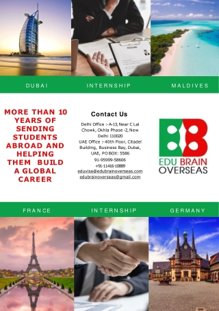 EduBrain Overseas | International Internship Services Abroad