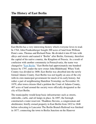 East Berlin CT Limo Service
