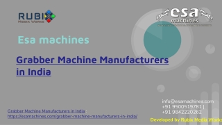 Grabber Machine Manufacturers in India