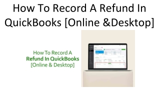 How To Record A Refund In QuickBooks