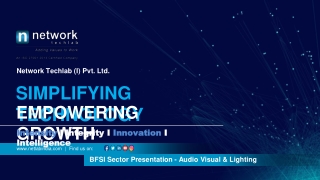 NTIPL PPT - AV (BFSI Sector)