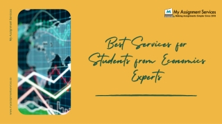 Best Services for Students from Economics Experts