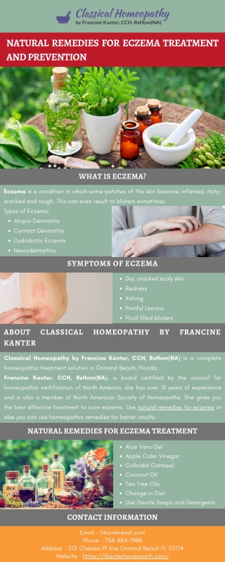 Natural Remedies for Eczema Treatment and Prevention