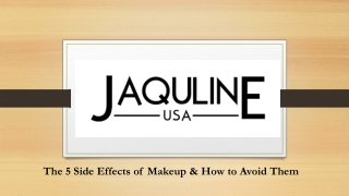 The 5 Side Effects of Makeup & How to Avoid Them
