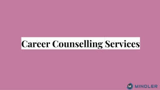 Career Counseling - Mindler