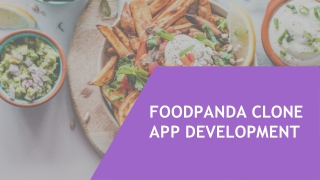 FoodPanda Clone App Development