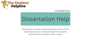 Walk Less And Get Best Dissertation Help