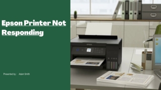 Epson Printer Not Responding | Here is the solution